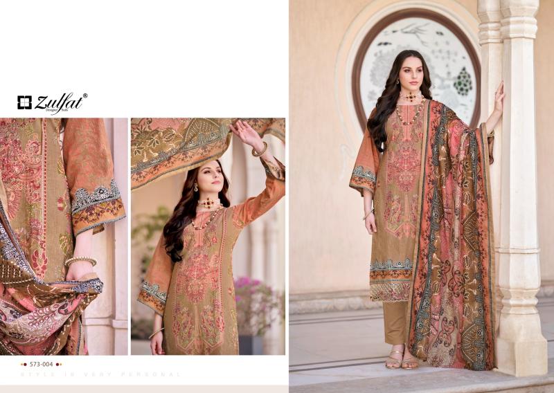 Zulfat Gulrez Vol 3 Cotton Printed Dress Material Collection