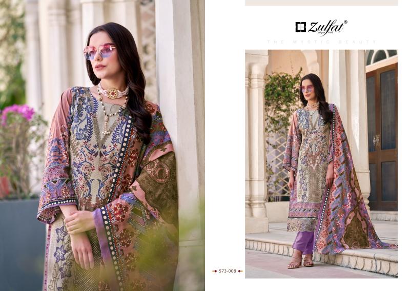 Zulfat Gulrez Vol 3 Cotton Printed Dress Material Collection