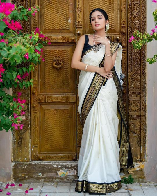 Aab Onamnx Soft Lichi Silk Fancy Saree Collection