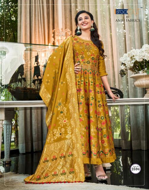 Af Phulkari Fancy Gown With Dupatta Collection