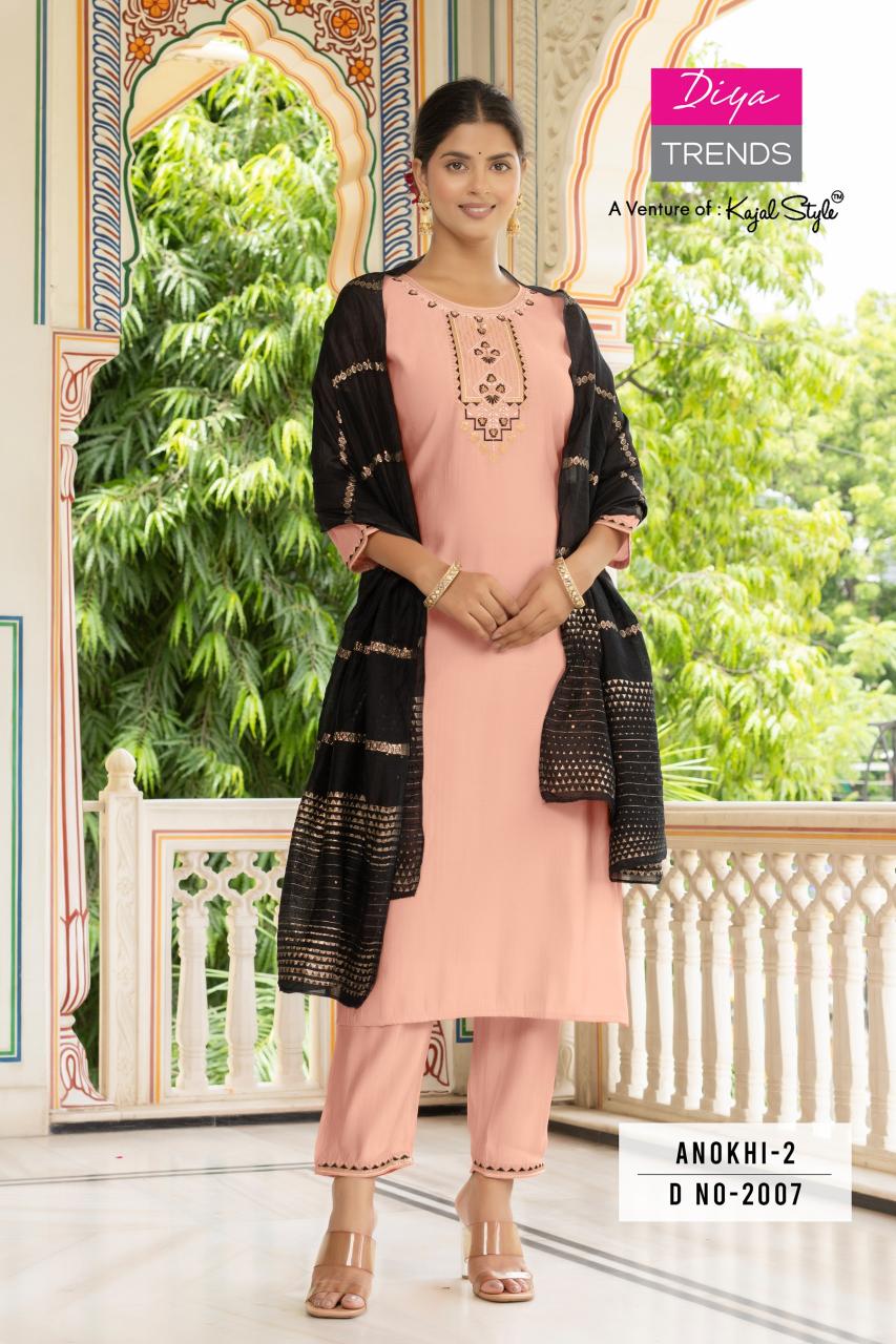 Anokhi Vol 2 By Diya Trends Kurti Bottom With Dupatta Collection