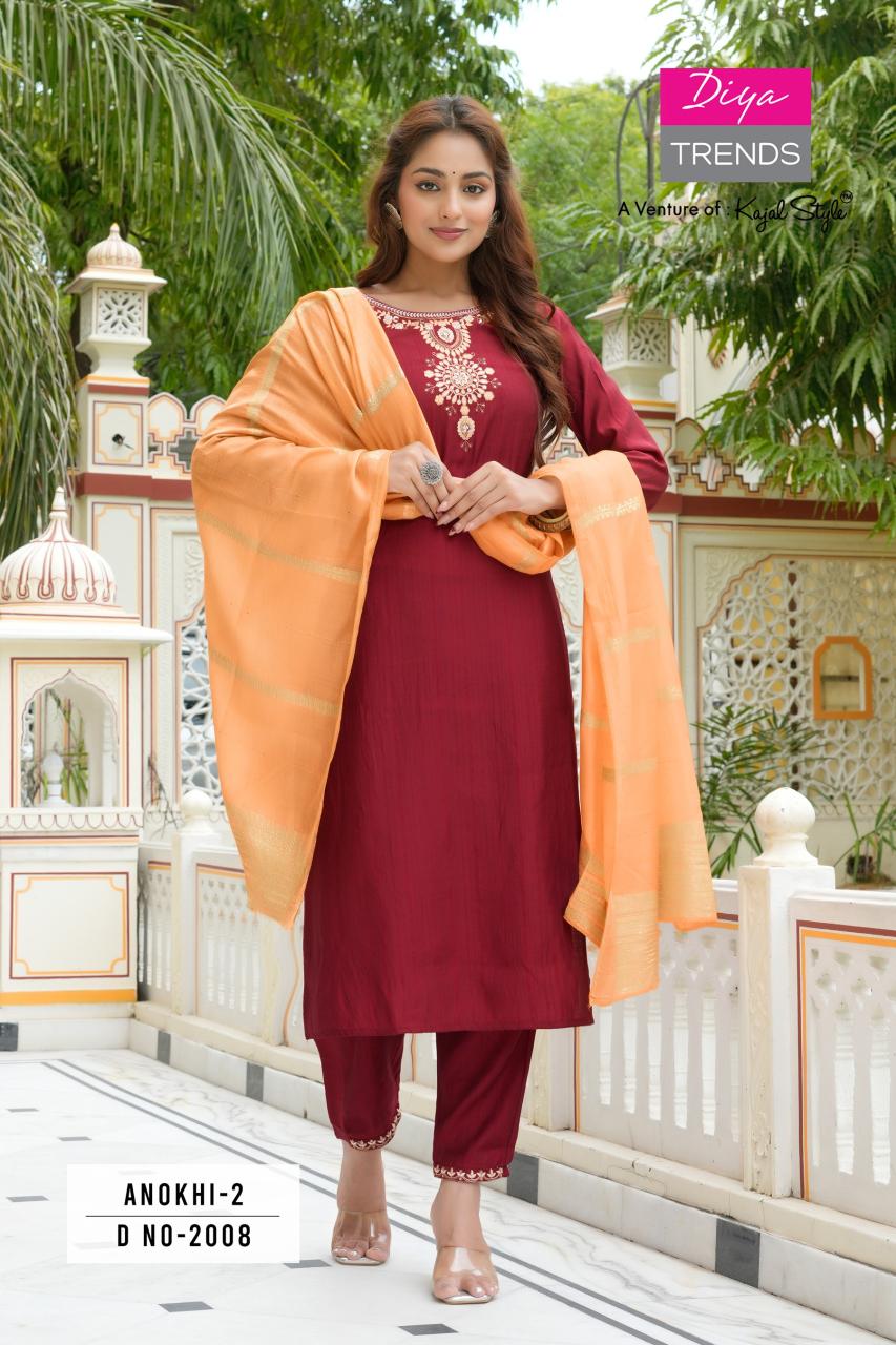 Anokhi Vol 2 By Diya Trends Kurti Bottom With Dupatta Collection