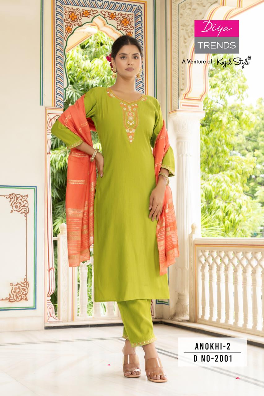 Anokhi Vol 2 By Diya Trends Kurti Bottom With Dupatta Collection