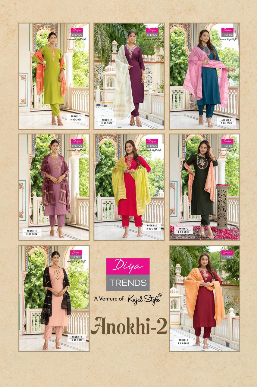 Anokhi Vol 2 By Diya Trends Kurti Bottom With Dupatta Collection