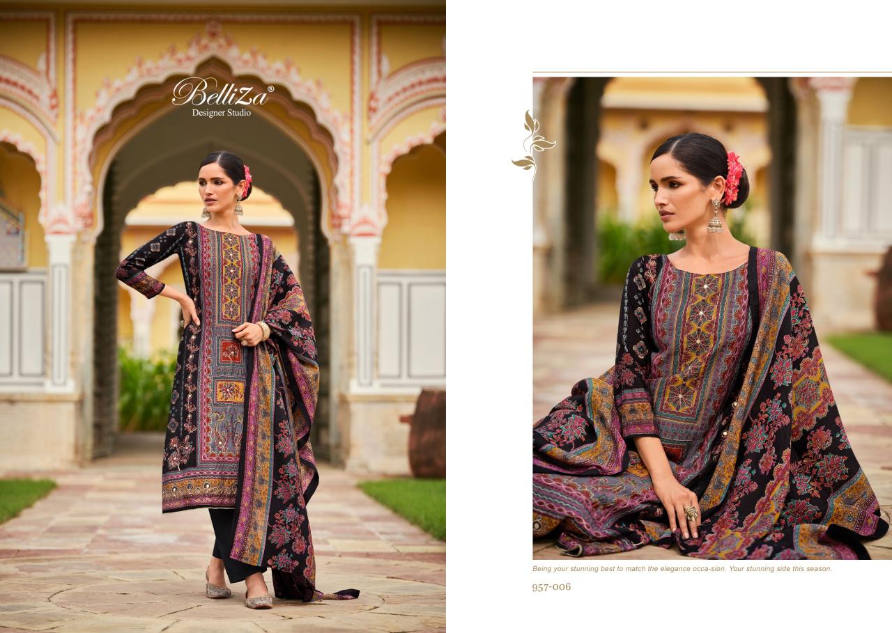 Belliza Nusrat Digital Printed Dress Material Collection