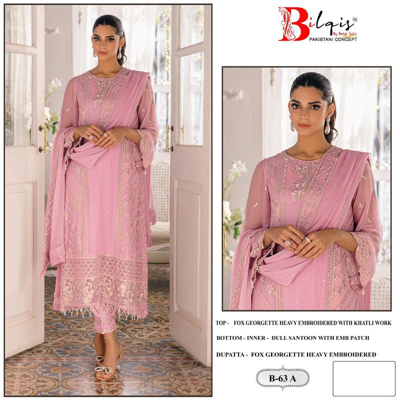 Bilqis B 63 A To D Pakistani Salwar Kameez Collection