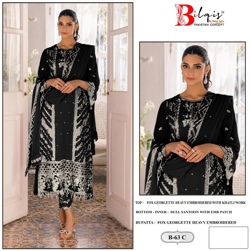 Bilqis B 63 A To D Pakistani Salwar Kameez Collection