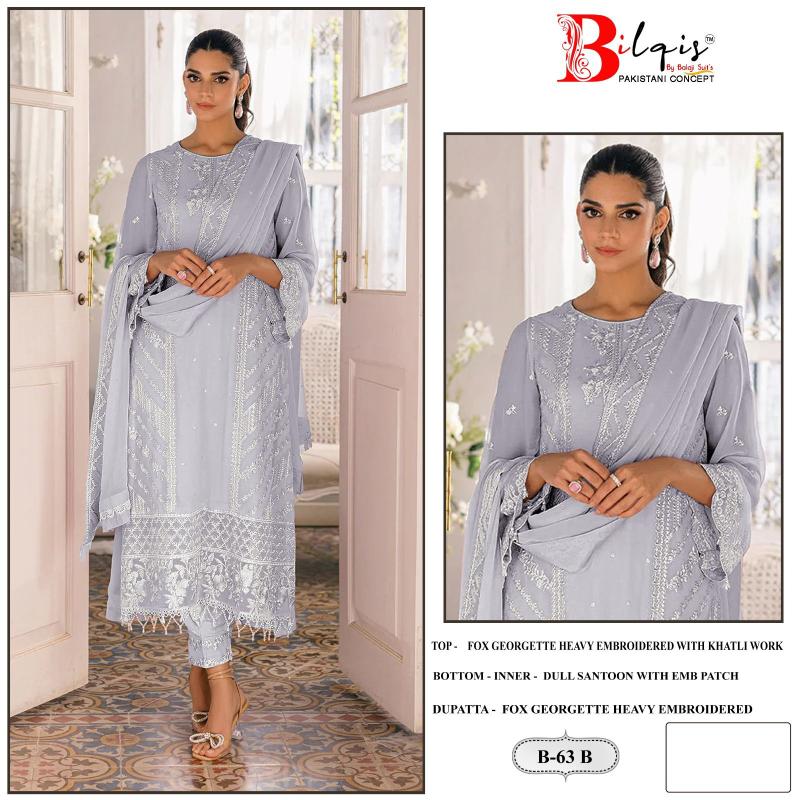 Bilqis B 63 A To D Pakistani Salwar Kameez Collection