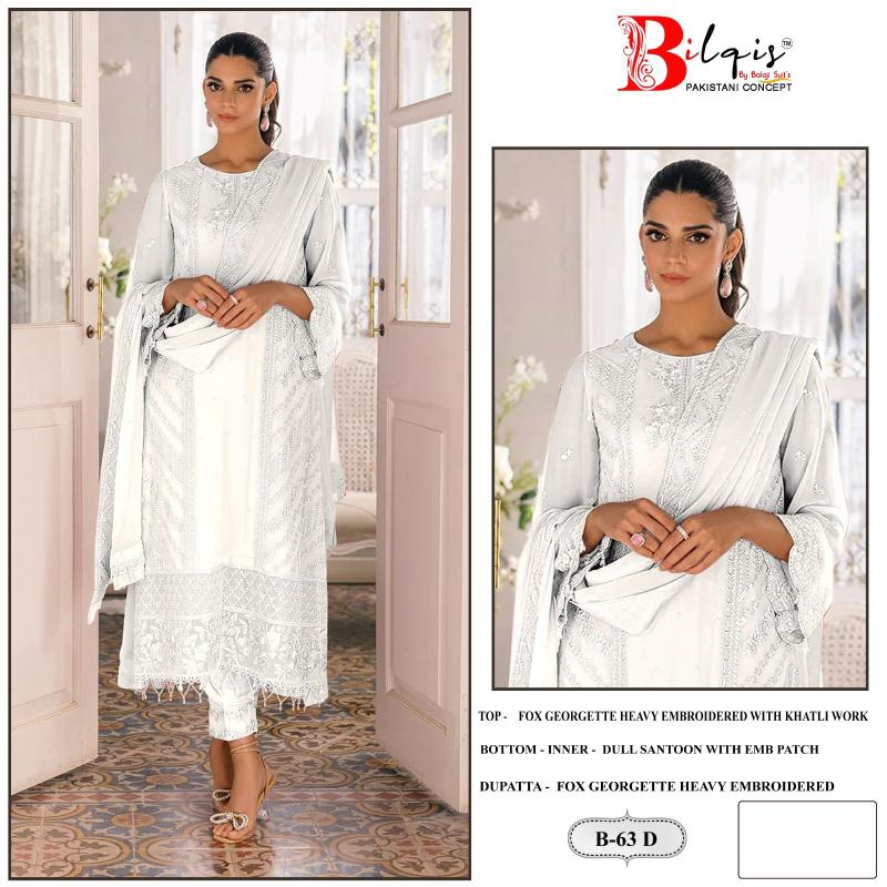 Bilqis B 63 A To D Pakistani Salwar Kameez Collection