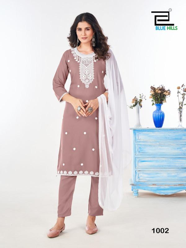 Blue Hills Shradha Kurti Bottom With Dupatta Collection