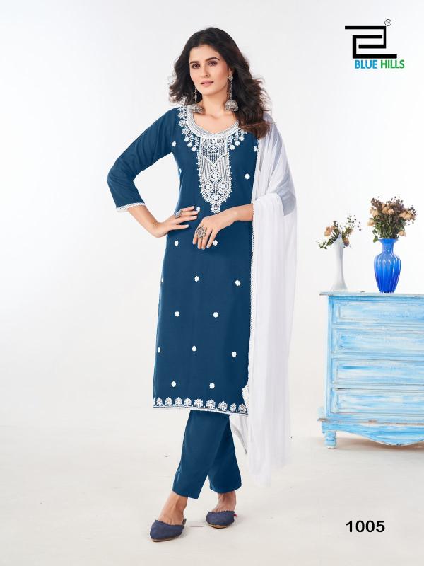 Blue Hills Shradha Kurti Bottom With Dupatta Collection