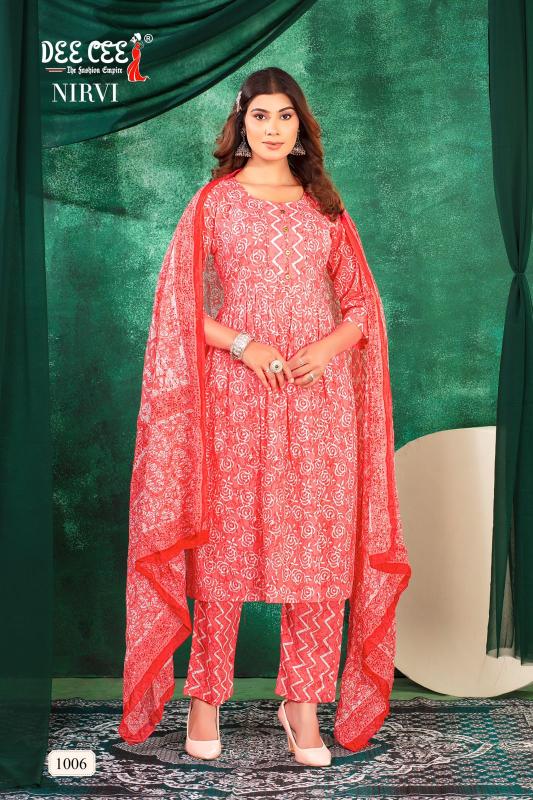 Deecee Nirvi Cotton Kurti Bottom With Dupatta