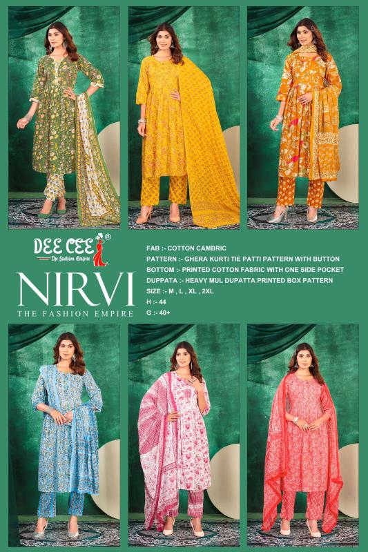 Deecee Nirvi Cotton Kurti Bottom With Dupatta