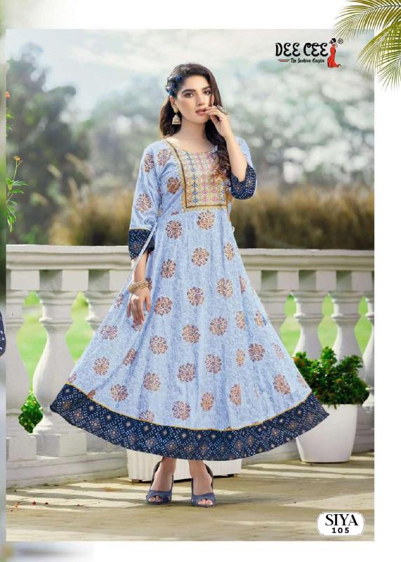 Deecee Siya Rayon Designer Fancy Kurti Collection