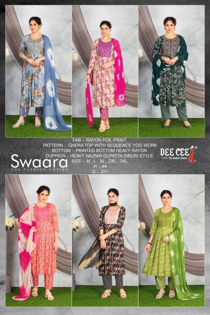 Deecee Swaara Rayon Kurti Bottom With Dupatta