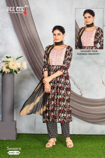 Deecee Swaara Rayon Kurti Bottom With Dupatta