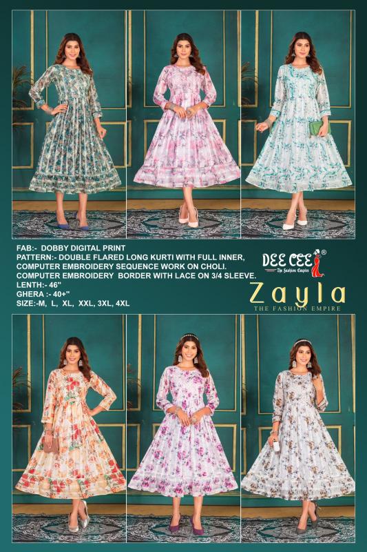 Deecee Zayla Digital Printed Kurti Collection