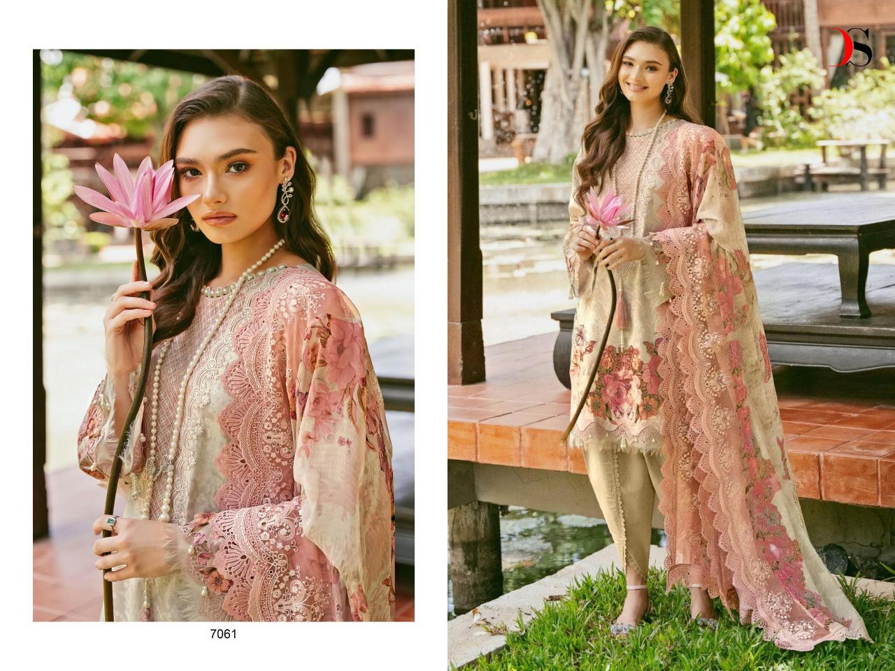 Deepsy Jade Needle Wonder 24 Vol 3 Chiffon Dupatta Pakistani Suits