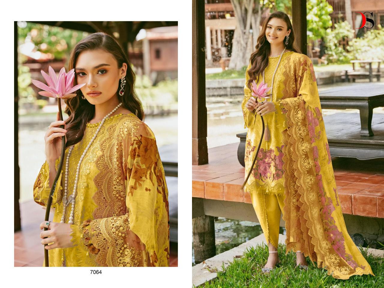 Deepsy Jade Needle Wonder 24 Vol 3 Chiffon Dupatta Pakistani Suits