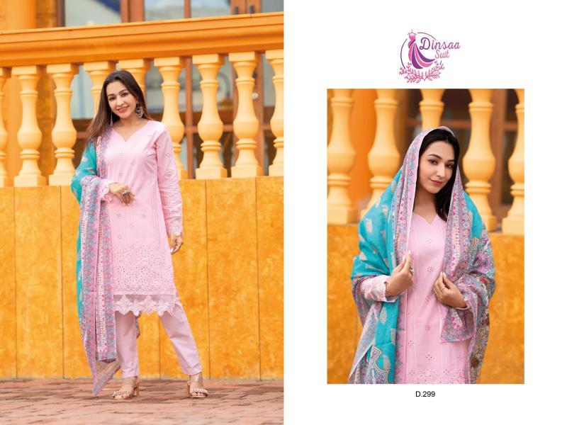 Dinsaa Anabiya Vol 1 Embroidered Pakistani Salwar Kameez