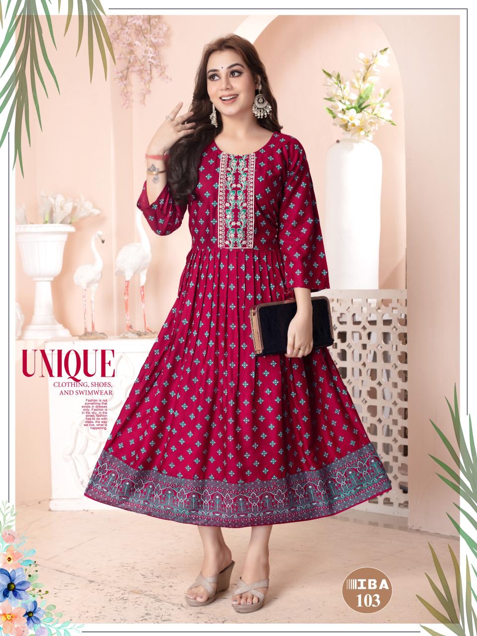 Fashion Talk Iba Vol 1 Rayon Designer Kurti Collection