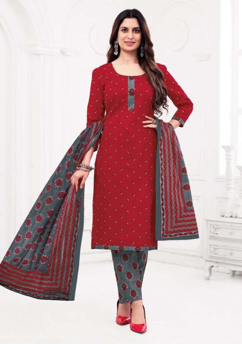 Ganpati Gouri Vol 8 Cotton Printed Kurti Bottom With Dupatta