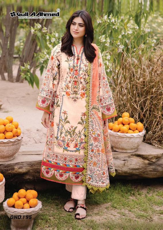 Gull A Ahmed Lawn Vol 22 Lawn Cotton Dress Material