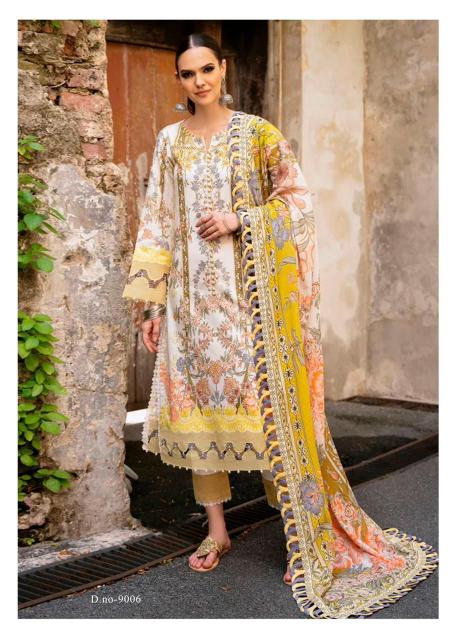 Jade Crimson Vol 9 Exclusive Heavy Lawn Dress Material Collection