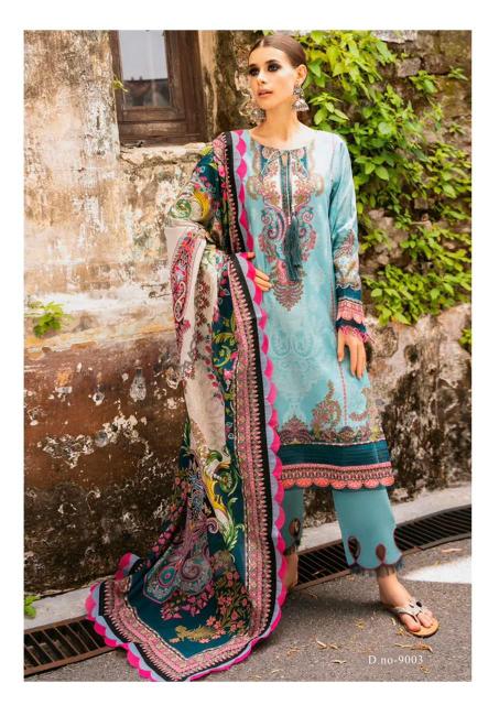 Jade Crimson Vol 9 Exclusive Heavy Lawn Dress Material Collection