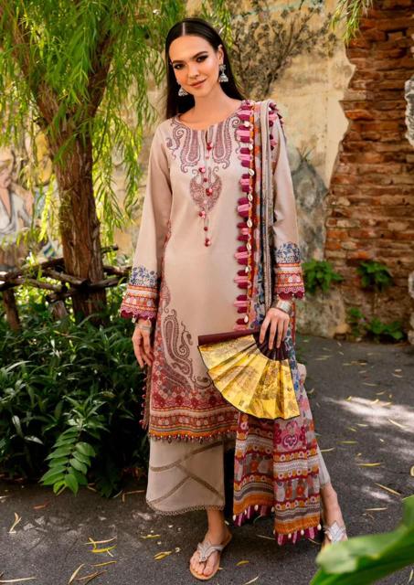 Jade Crimson Vol 9 Exclusive Heavy Lawn Dress Material Collection