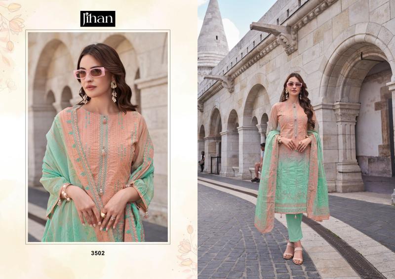 Jihan Bin Saeed Vol 13 Lawn Printed Pakistani Salwar Suits