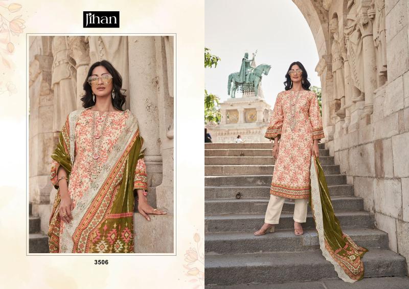 Jihan Bin Saeed Vol 13 Lawn Printed Pakistani Salwar Suits