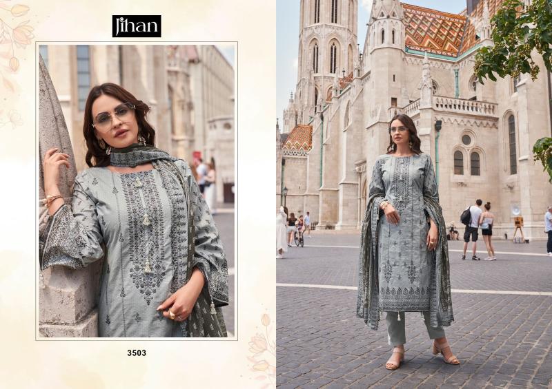 Jihan Bin Saeed Vol 13 Lawn Printed Pakistani Salwar Suits