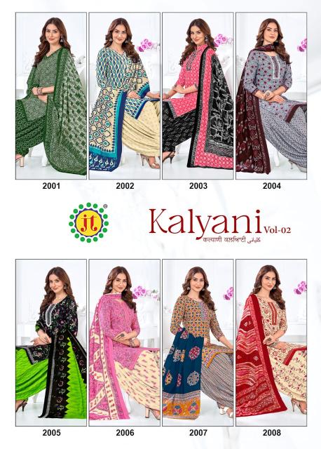 Jt Kalyani Vol 2 Ready Made Cotton Dress Collection