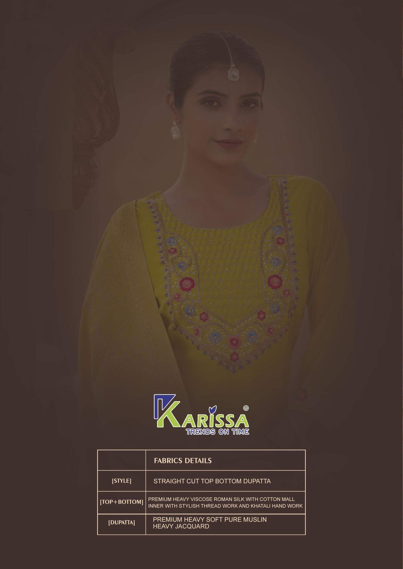 Karissa Roshani Kurti Bottom With Dupatta Collection