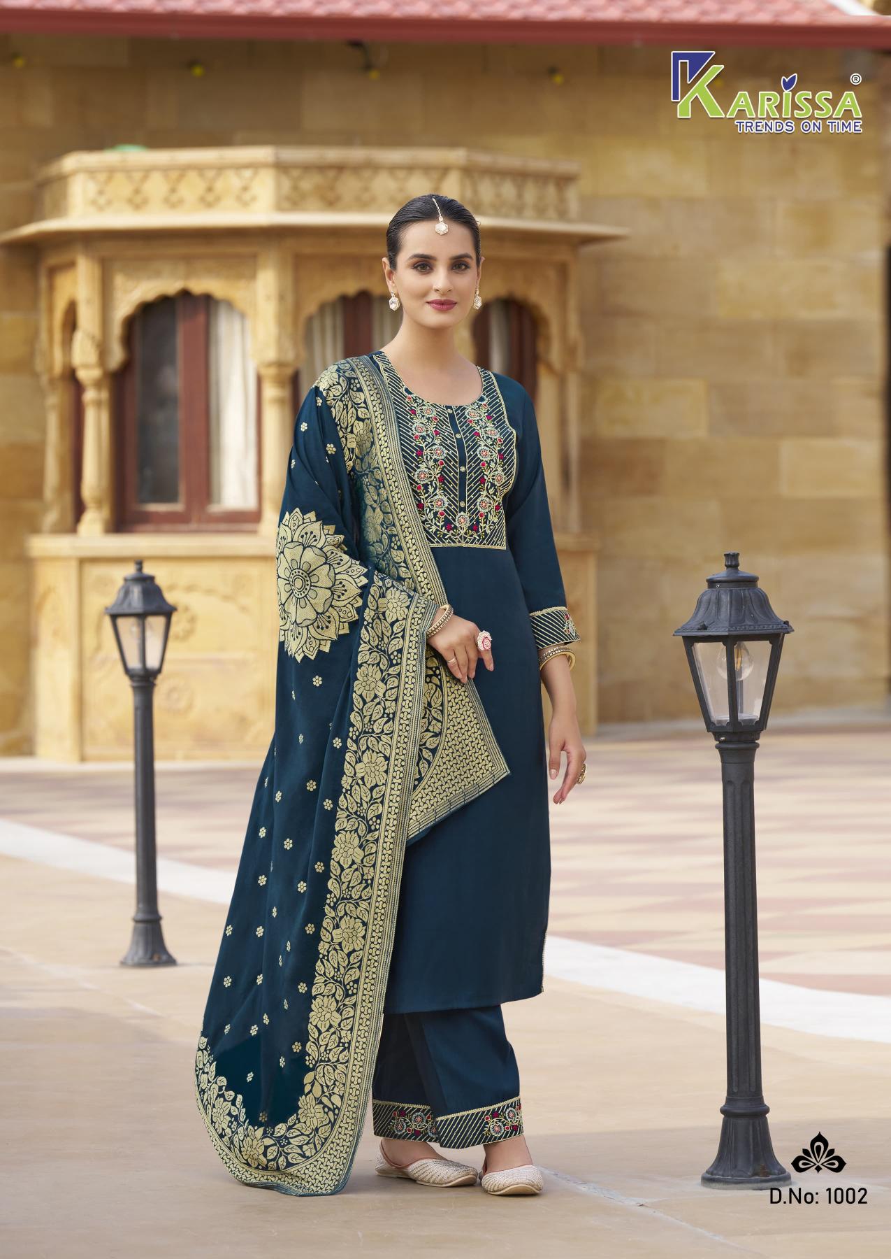 Karissa Roshani Kurti Bottom With Dupatta Collection