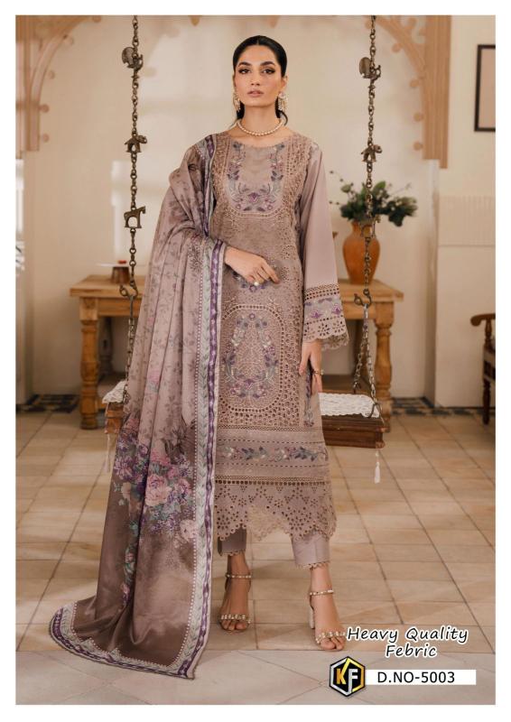 Keval Soha Nazir Vol 5 Cotton Printed Dress Material Collection