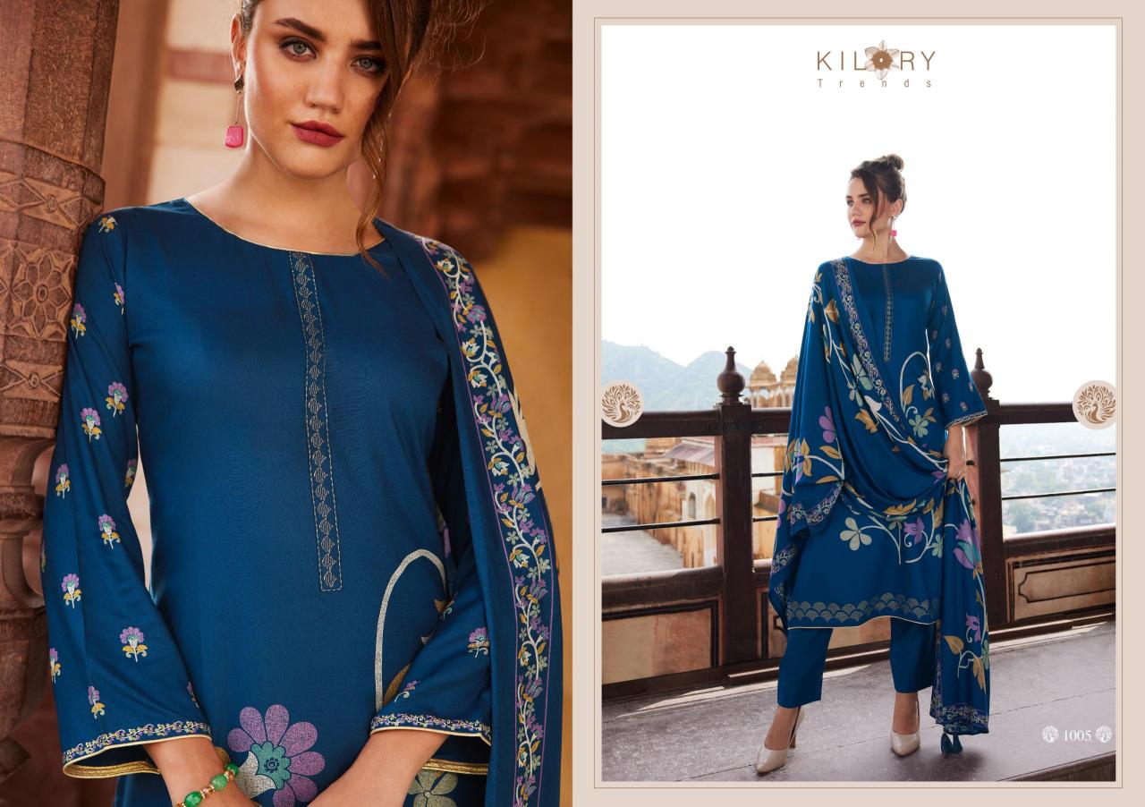 Kilory Crystal Pashmina Salwar Kameez Collection