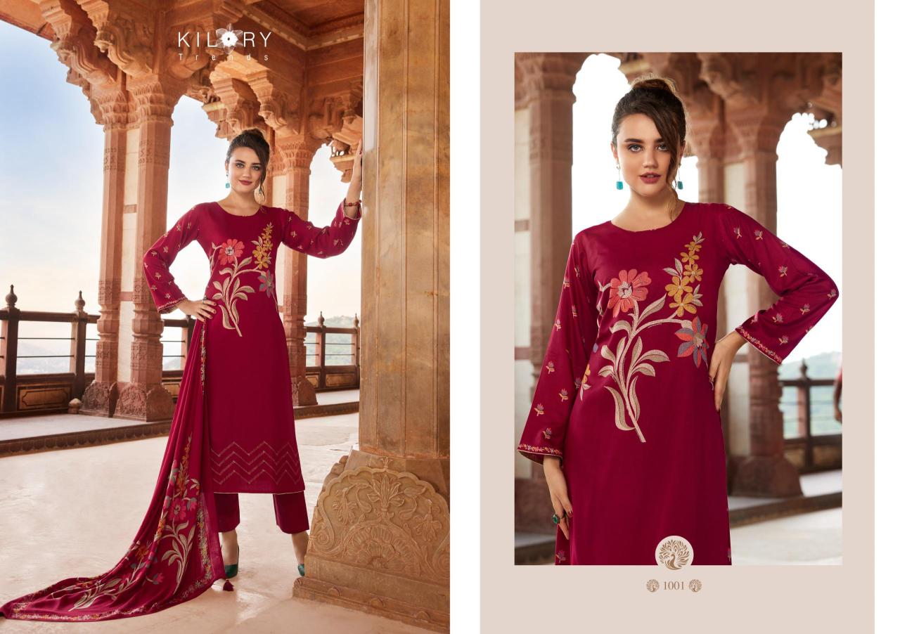 Kilory Crystal Pashmina Salwar Kameez Collection