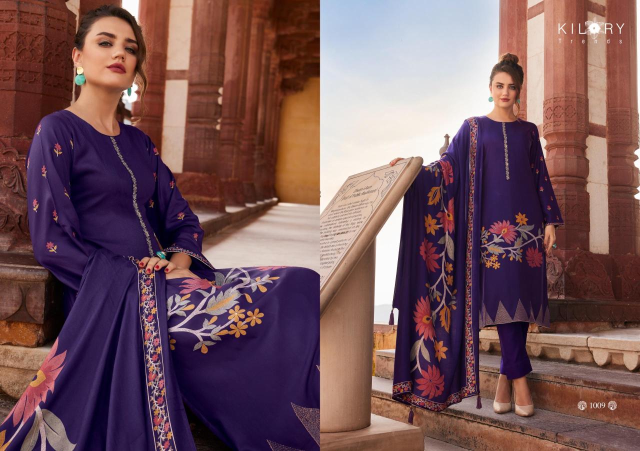 Kilory Crystal Pashmina Salwar Kameez Collection