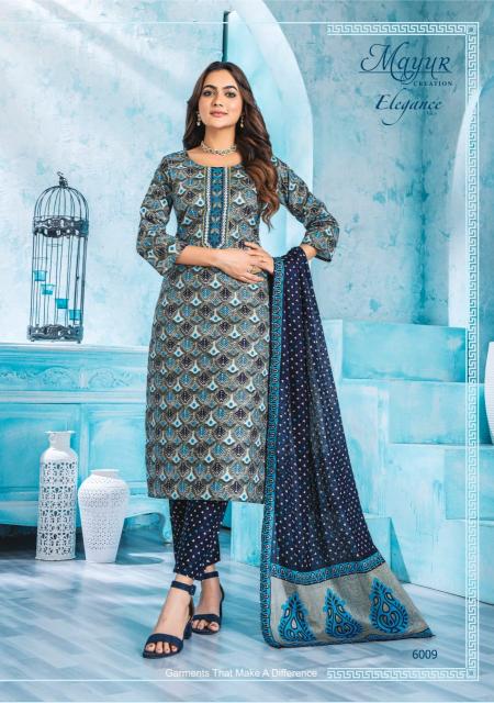 Mayur Elegance Vol 6 Cotton Printed Kurti Bottom With Dupatta