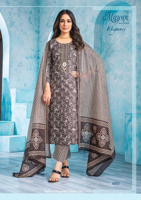 Mayur Elegance Vol 6 Cotton Printed Kurti Bottom With Dupatta