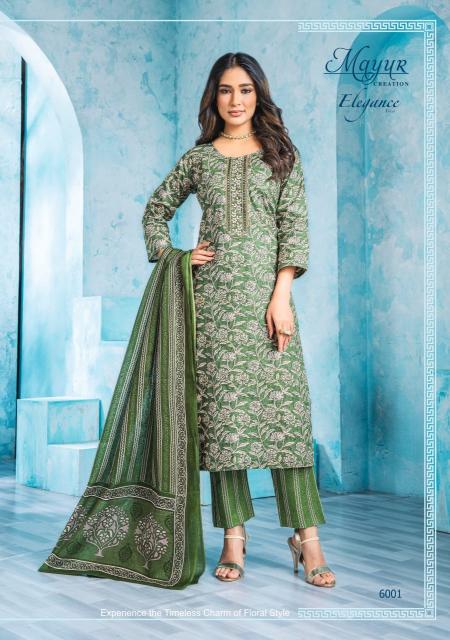 Mayur Elegance Vol 6 Cotton Printed Kurti Bottom With Dupatta