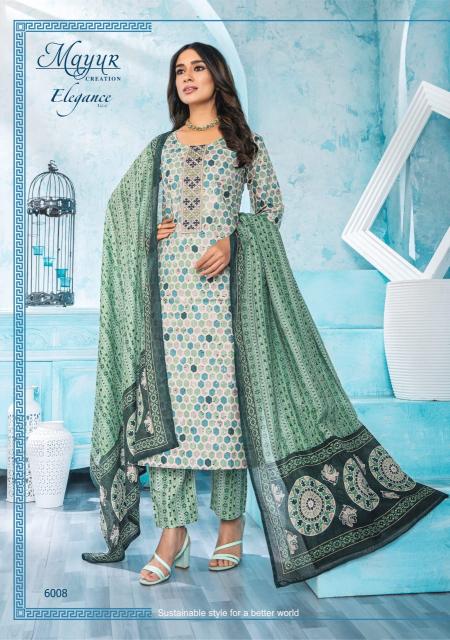 Mayur Elegance Vol 6 Cotton Printed Kurti Bottom With Dupatta