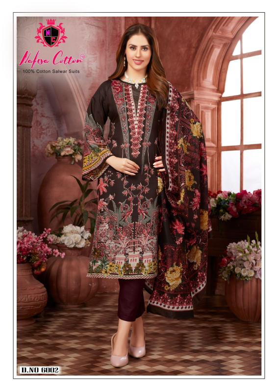 Nafisa Andaaz Vol 6 Cotton Dress Material Collection