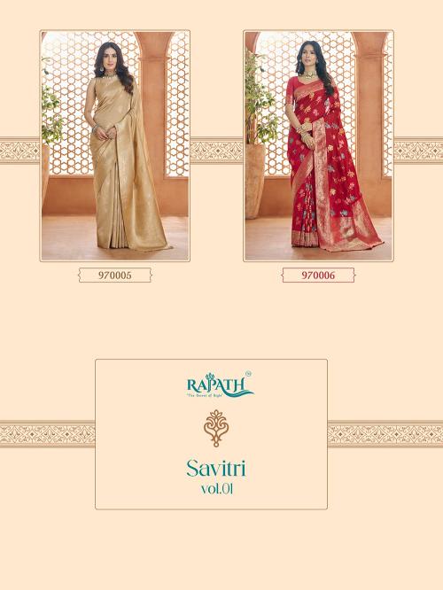 Rajpath Savitri Vol 1 Soft Banarasi Silk Saree Collection