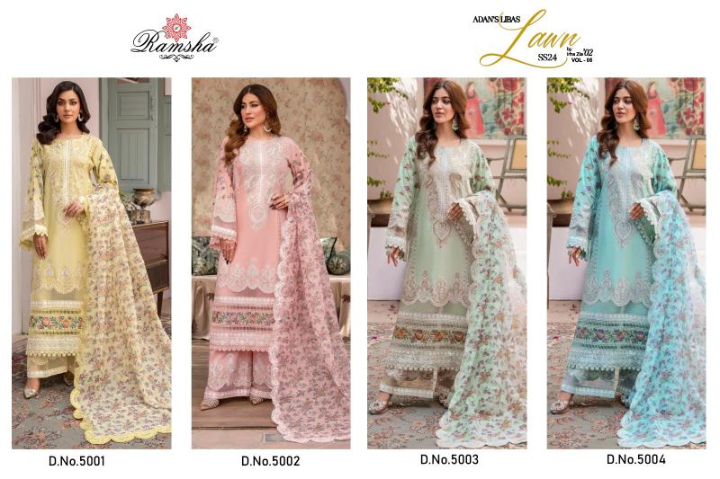 Ramsha Adan Libas Vol 5 Embroidered Ready Made Pakistani Suits