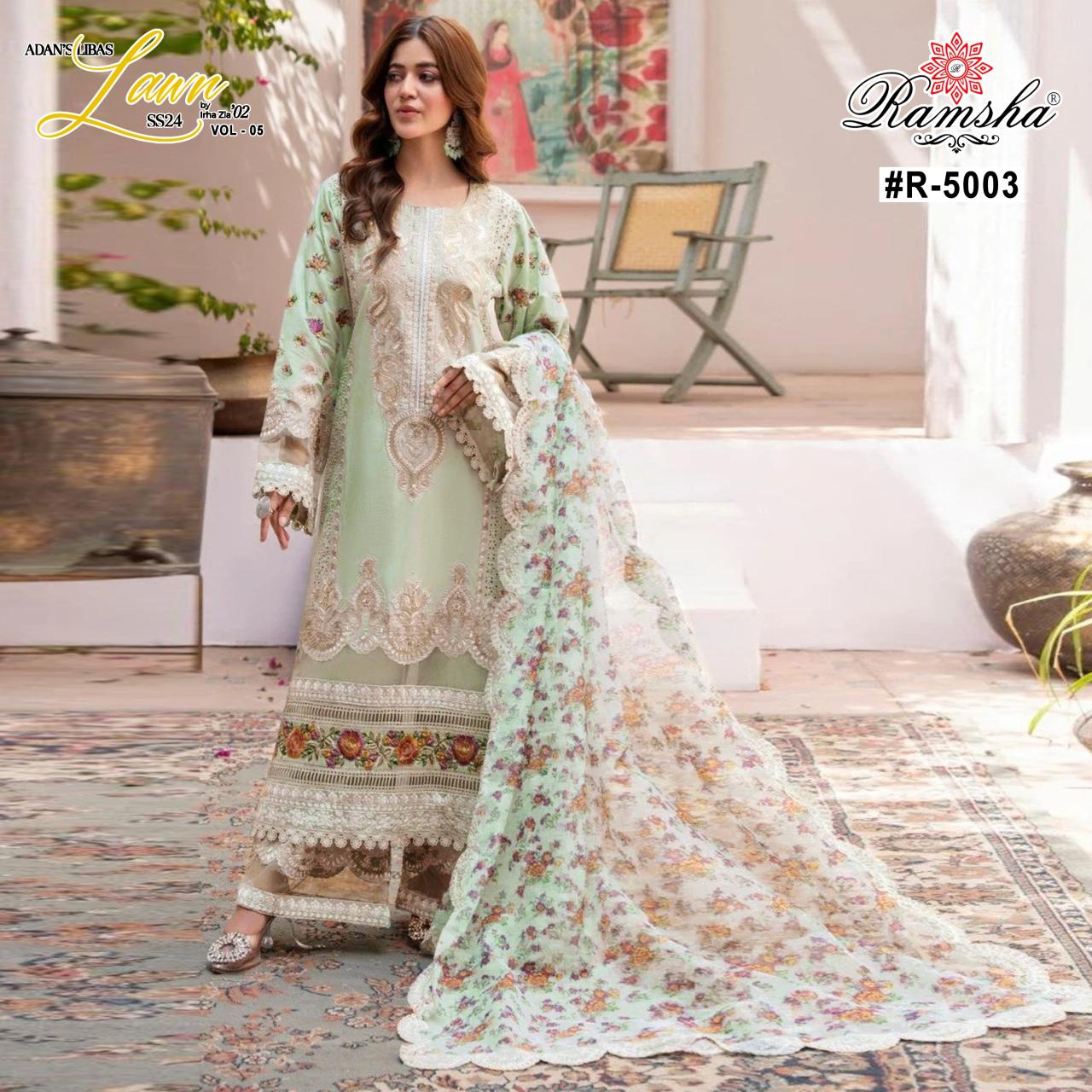 Ramsha Adan Libas Vol 5 Embroidered Ready Made Pakistani Suits