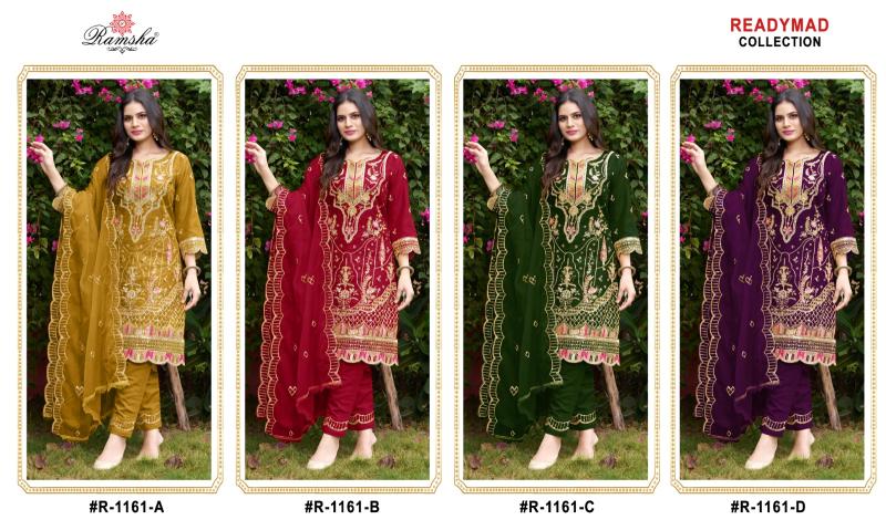 Ramsha R 1161 Nx Ready Made Pakistani Suits Collection