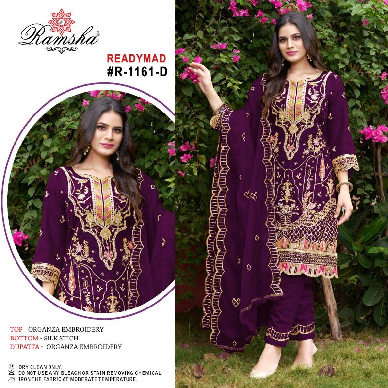 Ramsha R 1161 Nx Ready Made Pakistani Suits Collection